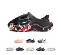 Colorful C,10,Foam Runners for Men Non-Slip Quick-Drying Outdoor Pillows Shoes Slip-On Soft Beach Sandals Walking Breathable Couple Sneakers Fashion Thick Slippers