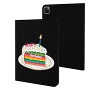 Colorful Cake Happy Birthdays Slim Case Compatible with iPad 10th 9th 8th 7th Generation 2022 2021 2020 2019 Protective Cover Stand