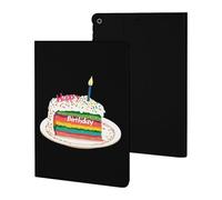 Colorful Cake Happy Birthdays Slim Case Compatible with iPad 10th 9th 8th 7th Generation 2022 2021 2020 2019 Protective Cover Stand