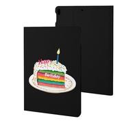 Colorful Cake Happy Birthdays Slim Case Compatible with iPad 10th 9th 8th 7th Generation 2022 2021 2020 2019 Protective Cover Stand