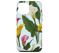 Colorful Calla Lily Floral Pattern Artistic Botanical Case for iPhone 12 mini