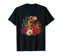 Colorful Camel with Cactus and Wildflowers T-Shirt