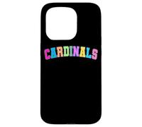 Colorful Cardinals Pride Statement Case for iPhone 15 Pro
