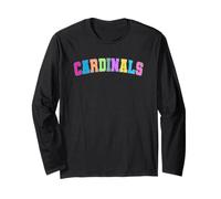 Colorful Cardinals Pride Statement Long Sleeve T-Shirt