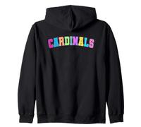 Colorful Cardinals Pride Statement Zip Hoodie