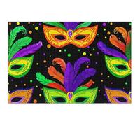 Colorful Carnival Jigsaw Puzzles 1000 Pieces Adult Animal Painting Decor Custom Puzzle Fall Scene Fun Silly, 29.5x19.7 Inch