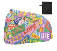 Colorful Cartoon Life Modern Waterproof Outdoor Bike Cover with Lock Holes Anti Dust Rain Snow UV Storage Rain Cover Fits for Most protectores para bicicleta