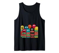 Colorful Cartoon Monster Crew in Ugly Christmas Sweaters Tank Top