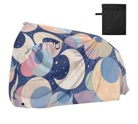 Colorful Cartoon Moon Waterproof Bike Cover Outdoor with Lock Holes Anti Dust Rain Snow UV Storage Mountain Road Electric Bike Cover Fits for Most cobertor para bicicletas para lluvia