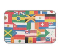 Colorful Cartoon National Flag Summer animal cooling Self Cooling dog crate pad for bunny outside cat waterproof tapete refrescante para mascotas M