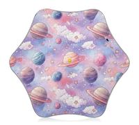 Colorful Cartoon Planets Clouds Girls Umbrella for Kids Classic Stick Paraguas Rain Umbrellas for Boy Paw Child Spf 50+ Sun Umbrellas Uv Protection