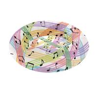 Colorful Cartoon Sheet Music Pet Dog Beds Donut Cuddler fluffier Dog Cave Bed for Medium Size Pets Supplies