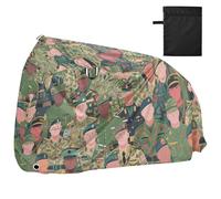 Colorful Cartoon Soldier Army Waterproof Cover for Bike with Lock Holes Anti Dust Rain Snow UV Storage Mountain Road Electric Bike Cover Fits for Most capa para motocicleta