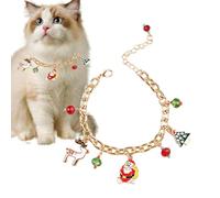 Colorful Cat Collars, Pet Collars for Cats | Adjustable Pearl Pet Collar | Shiny and Charming Decorative Accessory for Daily Life,