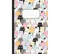 Colorful Cats: A Playful Lined Notebook for Everyday Writing: 120 Narrow Ruled Pages | 6x9 Journal with Whimsical Cat Pattern Cover | Perfect for Notes, School, or Journaling
