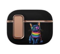 Colorful Cats Bluetooth Headset Case Earphone Protective Cover with Magnets Lock Compatible with Airpods Pro 2