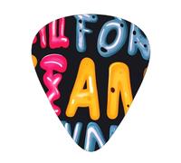 Colorful characters Durable guitar picks - three thicknesses of thin, medium and thick are available, suitable for guitar, bass, electric guitar and ukulele