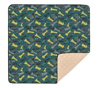 Colorful Chess Pattern 50x50 inch Baby Play Mat,Thicken Soft Non-Slip Tummy Time Mat for Toddlers and Infants