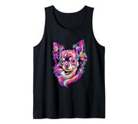 Colorful Chihuahua Art Cute Chihuahua Dog Lover Pet Owner Tank Top