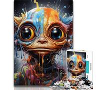 Colorful Chihuahua JigsawPuzzle 1000 Pieces for Teenagers,Challenging Game And Family Play Wall Decoration Unique Birthday And Xmas Gifts (50x75cm)