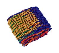 Colorful Child Safety Net for Stairs, Balcony & Playground - Durable Anti-Fall Rope Mesh, Perfect for Outdoor Ladder & Swingset Protection for Kids