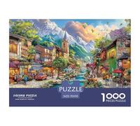 Colorful Chinese Street with Snail DecorationsPremium Jigsaw Puzzles for Adults A 1000-Piece (Advanced) Challenging Educational Brain Game - An Engaging And Thoughtful Gift Idea for Adults And Older