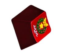 Colorful Christmas themed aluminum alloy metal key cap original profile for keyboard
