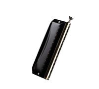 Colorful Chromatic Harmonica 10 Holes 40 Notes Suitable For Playing Or Practicing harmonica Professional Instrument(12 C black 3)
