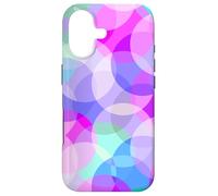Colorful Circles Light Pink Blue Purple Pattern Shapes Mania Case for iPhone 17