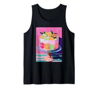 Colorful Citrus Cake Citric Summer Dessert Aesthetic Baker Tank Top