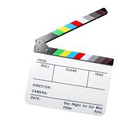 Colorful Clapperboard Director Whiteboards Movie Film Clap Board For Film Production 30x24cm