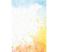 “Colorful Clarity” Lined Notebook - 120 Pages, 6x9 Paperback Watercolor Cover Journal for Creativity, Reflection & Everyday Inspiration