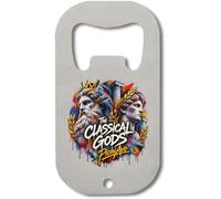 Colorful Classical Gods Artwork Stainless Steel Bottle Opener Silver