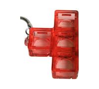 Colorful Clear Keychain Sugar Block Form Featuring Press Button Detail for Daily Anxious Relief Decorative Use Backpack Decoration