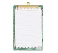 Colorful Clipboards - Glitter Binder Clip Boards | Lightweight Decorative A6 Acrylic Clipboard | Gold Clip Office Folder Board | Student Supplies Meeting Record Writing Pad for Doctor Nurse