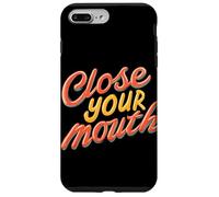 Colorful Close your Mouth Speech Emblem Case for iPhone 7 Plus/8 Plus