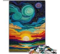 Colorful Clouds Adult Jigsaw Puzzles 1000, Learning Educational Toys Family Games Suitable for Desktop Decoration (50x75cm)