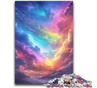 Colorful Clouds Jigsaw Puzzles for Adults 1000 Jigsaws,Challenging Game And Family Play Wall Decoration Unique Birthday And Xmas Gifts (38x26cm)