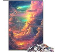 Colorful Clouds Jigsaw Puzzles for Adults 1000 Piece Puzzle, for Age 14+ Fun Games Fun Activities at Home, Birthday Gifts, Travel Gifts (size 26x38cm)