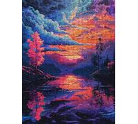 Colorful Clouds Jigsaw Puzzles for Adults 3000, 3000 Piece Jigsaw Puzzles, Classic Educational Jigsaws, Impossible de Assemble Handmade, Challenging Puzzle, Fun Family Activities FNKL0-158