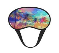 Colorful Coconut Tree Ultimate Eye Mask for Sleeping, Soft and Comfortable Eye Mask, Relaxing Zero Pressure Night Blindfold.