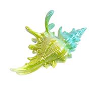 Colorful Conch Charm Hairpin， Strong-Grip Hair Clip for Vacation & Daily Use with Design Resort Styles Hair Accessories