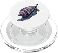 Colorful Cone Snail Ocean Shell Marine Animal Abstract Art PopSockets PopGrip for MagSafe