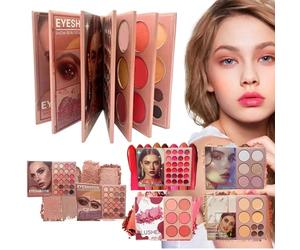 Colorful Contour Kit - Six Layer Professional Eyeshadow Palette, Rich Pigment Makeup Collection Set, Perfect Cosmetic Gift For Ladies And Girls | Beauty Tool For Your Wedding Party Or Photo