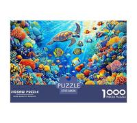 Colorful Coral Reef Smooth Pieces Excellent Brain Training, Suitable for Family Entertainment And Personal Relaxation 38x26cm/1000pcs