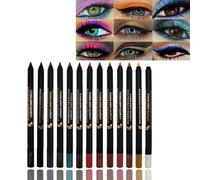 Colorful Cosmetics Set Includes 12 Eyeliner Pencils For A Bold Eye Look, Double Head Lip Liner Offers Versatility In Your Makeup Routine (6 Pairs)
