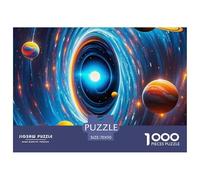Colorful Cosmic Art Puzzle 1000 Pieces for Adults Hobby Fun Relaxing Entertainment Durable Gift Box Collectible 70x50cm/1000pcs