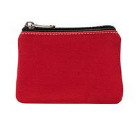 Colorful Cotton Canvas Change Bag Card Bag Cloth Small Bag Storage Bag Wallet Purse Kids (Red, One Size)