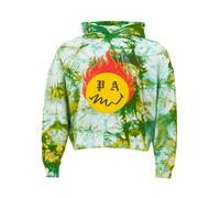 Colorful Cotton Hooded Sweatshirt with Smiley - male - Palm Angels - Hoodies - Multicolor - XS - Sweatshirts & Hoodies XS