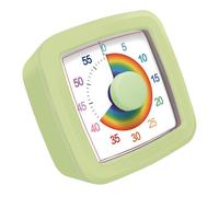 Colorful Countdown Timer 60 Minutes Visual Desk Time Management Tool with Rainbow Disk Kids Gift Visual Rainbow for Learning Time Management Tool with Colorful Display and Easy Operations